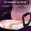 ELFORDSON Gaming Chair Racing Office Executive Computer Work Pink 4