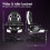 ELFORDSON ELFORDSON Gaming Chair Racing Office Executive Computer Work White 2