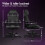 ELFORDSON ELFORDSON Gaming Chair Racing Office Executive Computer Work Black 8
