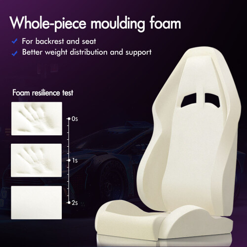 ELFORDSON ELFORDSON Gaming Chair Racing Office Executive Computer Work Blue 2