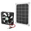 Solarpanel-Abluftventilator Abluftventilator 6V 10W Solarladegerät 1