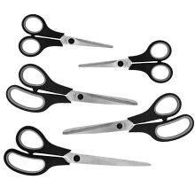 Scheren Set 5-teilig Titanium Schere mit Weichem Griff Scharfe