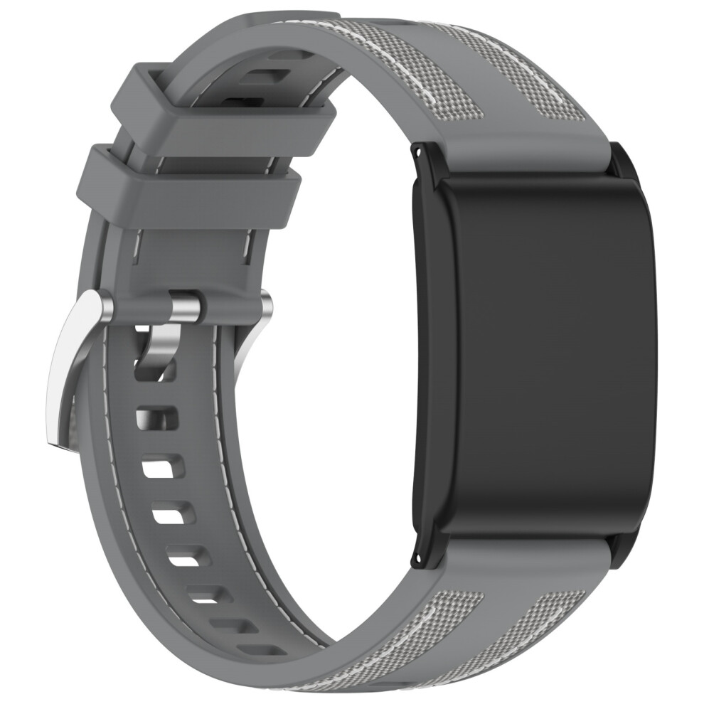 Watchstraps Silicone+Nylon Watchband Replacement Watch Gy 7751660338448