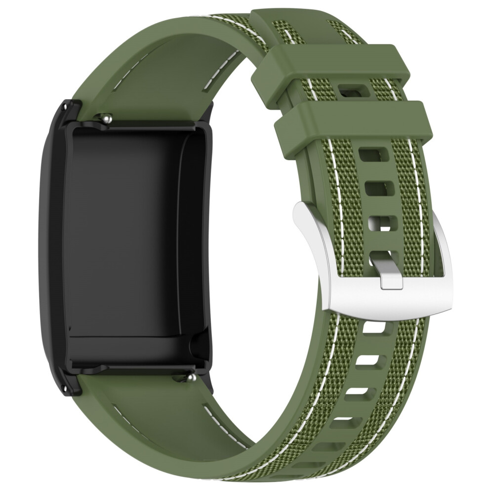 Watchstraps Silicone+Nylon Watchband Replacement Watch Gn 7751660338462