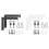 UniversalsProjectors Screen Wall Mounted Bracket BK 7