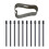 50/40/30/20/10pcsPen Nibs Tips and Clips 10 7