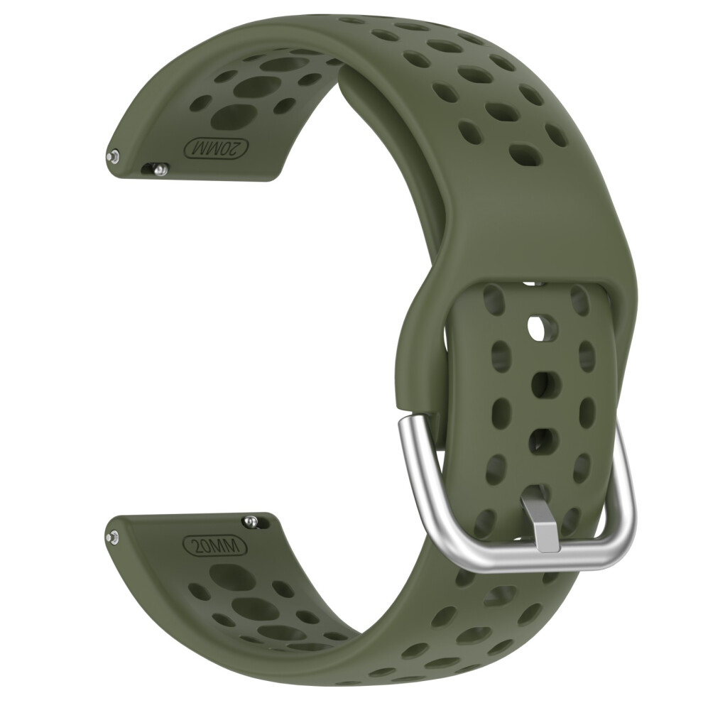 Stylishbreathable Silicone 20Mm Wriststrap Sweatproof Ag 7751690331242