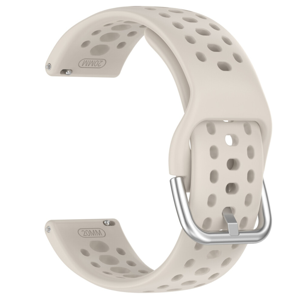 Stylishbreathable Silicone 20Mm Wriststrap Sweatproof S 7751690331211