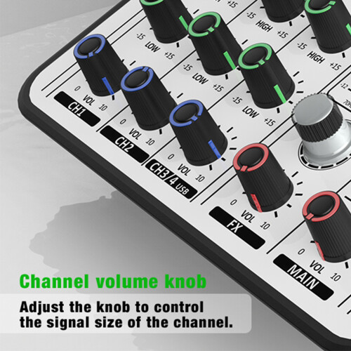 4ChannelSound Mixer For Studio Podcast 2