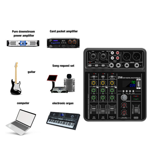 MultiPurpose4Channel Sound Mixer For Studio 1