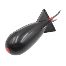 Bomb Spod De Pêche Carpe - Portable Black Bait Rocket for Carp Fishing, Environmental Feeding Tool, 1.5L Capacity