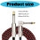 NylonGuitar Cable 1/4inch Electric Guitar B 7
