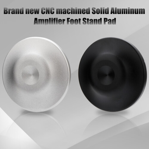 AluminumAlloy Isolation Feet Spikes Pad BK 1