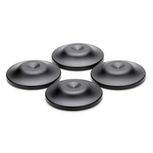 AluminumAlloy Isolation Feet Spikes Pad BK 2