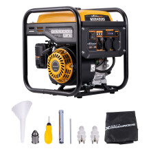Inverter Generator Open Frame 3500W 230V Portable Inverter Generator Bensin 4-takts Super Tyst för campingbil Utomhus