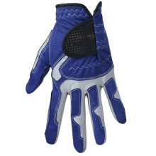 Golf Gloves Microfiber Soft Anti-Skid Breathable for Left Right Hand Ladies - Blue Color, Size: Adjustable