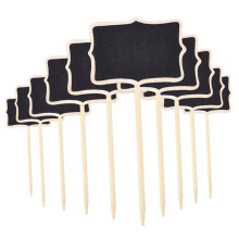 30 Pieces Mini Wooden Plant Markers for Garden Labeling Signs for Succulents, Raised Beds, and Seedlings