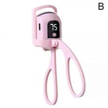 (pink) Electric Eyelash Curler, Rechargeable Fast Heated with 3-Speed Temperature Control, USB Charging