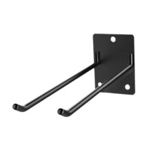 Garden Tool Storage Rack Heavy-Duty Metal Hoe Rake Organizer Wall-Mounted for Outdoor Shed Garage Use