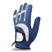 Men's Golf Gloves Pack of 1 Left Hand Right Hand Micro Soft Fibre Breathable Non-Slip Blue Golf Gloves for Women