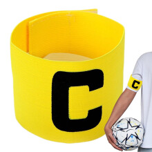 Captain's Band for Health Training – Elastic Captain's Armband for Football Teams in Yellow, Various Colors, Fitness Accessory