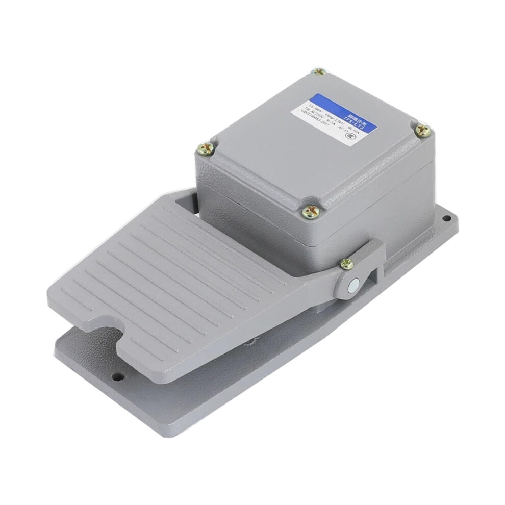 Lt3 Momentary Foot Switch Pedal Switch For Welding Machine And Lathes, Non-Slip Aluminum Shell, Ac380v 220V Compatibility 6482260831954