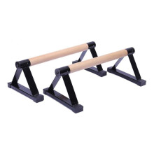 Wood Push-Up Stand, Wooden Dip Bars for Muscle Training, Fitness Calisthenics Handstand Equipment, Indoor Use