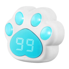 Kids Wall Mounted Jump Counter Blue for Fitness Tracking, Indoor Activity, Adjustable Height, Durable Material
