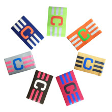 Football Captain's Bands Pack of 2, Elastic Wristbands for Rugby and Football Teams, Adjustable Size, Durable Material