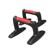 Push Up Stand Equipment - 2pcs Comfortable Red Pushup Bars for Home Gym, Non-Slip Grip, Durable Design