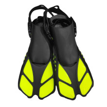 Adjustable Travel Snorkel Fins for Short Dives, Open Heel Design, Lightweight, Compact Snorkeling Gear for Adults
