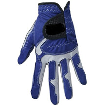 Golf Gloves for Men Left Hand Microfiber Soft Anti-Slip Breathable Sports Gloves Blue Size 23