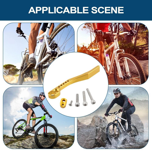 Bicycle Chain Stabilizer with Aluminum Chain Guide | Rustproof Chain Sensor Protector for C Gold Bicycles 2