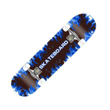 Skateboards for Beginners 31 Inch Double Kick Concave Complete Skateboard 7 Layer Maple Wood for Extreme Sports