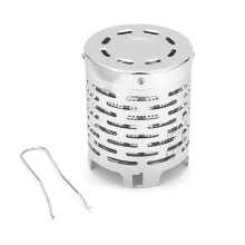 Outdoor Multifunctional Heating Stove Mini Picnic Cooker Stainless Steel for Stability All-Weather Use
