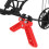 Archery Arch Stand for Compound Bow, Portable Adjustable Kick Stand, Red Side Holder for Compound Bows 4