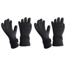 3mm Neoprene Diving Gloves for Men and Women, Thermal Non-Slip Wetsuit Gloves, 2 Pairs Size L for Snorkeling and Surfing