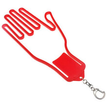 Golf Glove Holder Hanger Tool Accessories for Maintenance, Red Golf Glove Stretcher with Bag Hook for Golfers