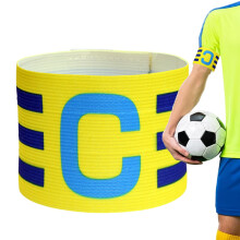 Football Captain Armbands, Sports Bands for Soccer, Multi-Colored Captain's Armbands, Durable Football Accessories