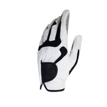 Single Men's Left Hand Golf Glove for Training Practice, Comfortable Sticky Mitt, Portable Outdoor Use, White Color