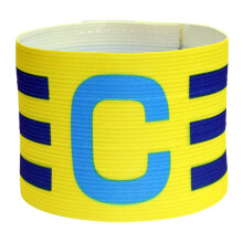 Captain Bracelets for Football - Yellow Sports Bands for Soccer, Anti-Drop Design, Multi-Sport Compatibility, Durable Accessories