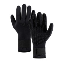 3 mm Neoprene Diving Gloves for Winter Water Sports, Non-Slip Swimming, Surfing, Skiing, Size L, Black