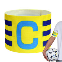 Football Captain Armband, Adjustable Anti-Drop Player Bands, Elastic Football Accessories, Soccer Team Captain Bands