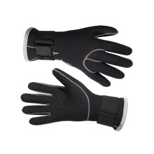 Winter Outdoor Swim Gloves Water Rescue 3mm Thick Neoprene Non-Waterproof Black Size L 1 Pair