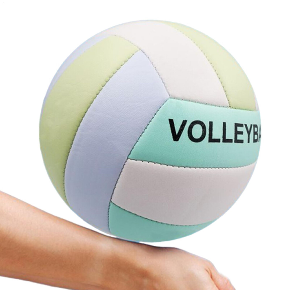 Official Volleyball - Waterproof Soft PU Leather Game Ball for Beginners, Teens, Kids, Adults, Training, Beach Play-image-OPC-PJW7DYW-NEW