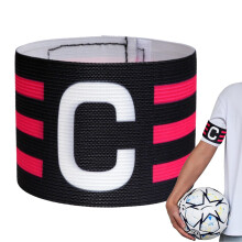 Football Captain Armbands - Adjustable Anti-Fall Bands for Players, Durable Sports Captain's Bracelets in Various Colors