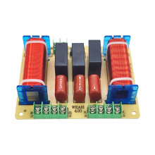 400W Adjustable 4-Way Crossover for Audiophile Speakers with Height and Bass Frequency Control