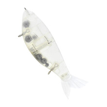 Unpainted Peach Lure, Handmade Crankbait, Unfinished Fishing Bait, White, Integrated Steel, Fishing Gear for Anglers