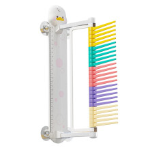 Vertical High Jump Test Pole for Children, Wall Mounted Cartoon Duck Vertical Jump Measurement Tool for Nursery Use