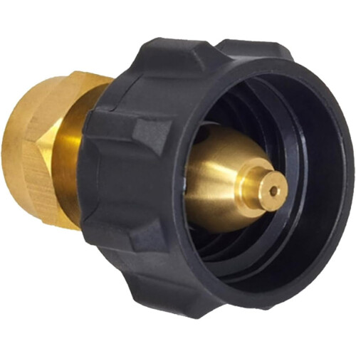 Gas Container Transfer Connection Adapter for Tanks, Conversion Head, Compatible with Standard Gas Cylinders 1